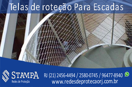 Telas de Proteção Para Escadas