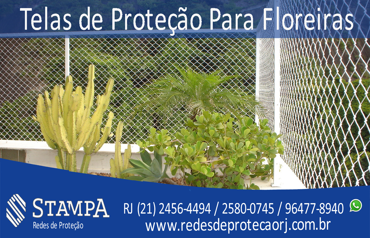 Telas de Proteção Para Floreiras
